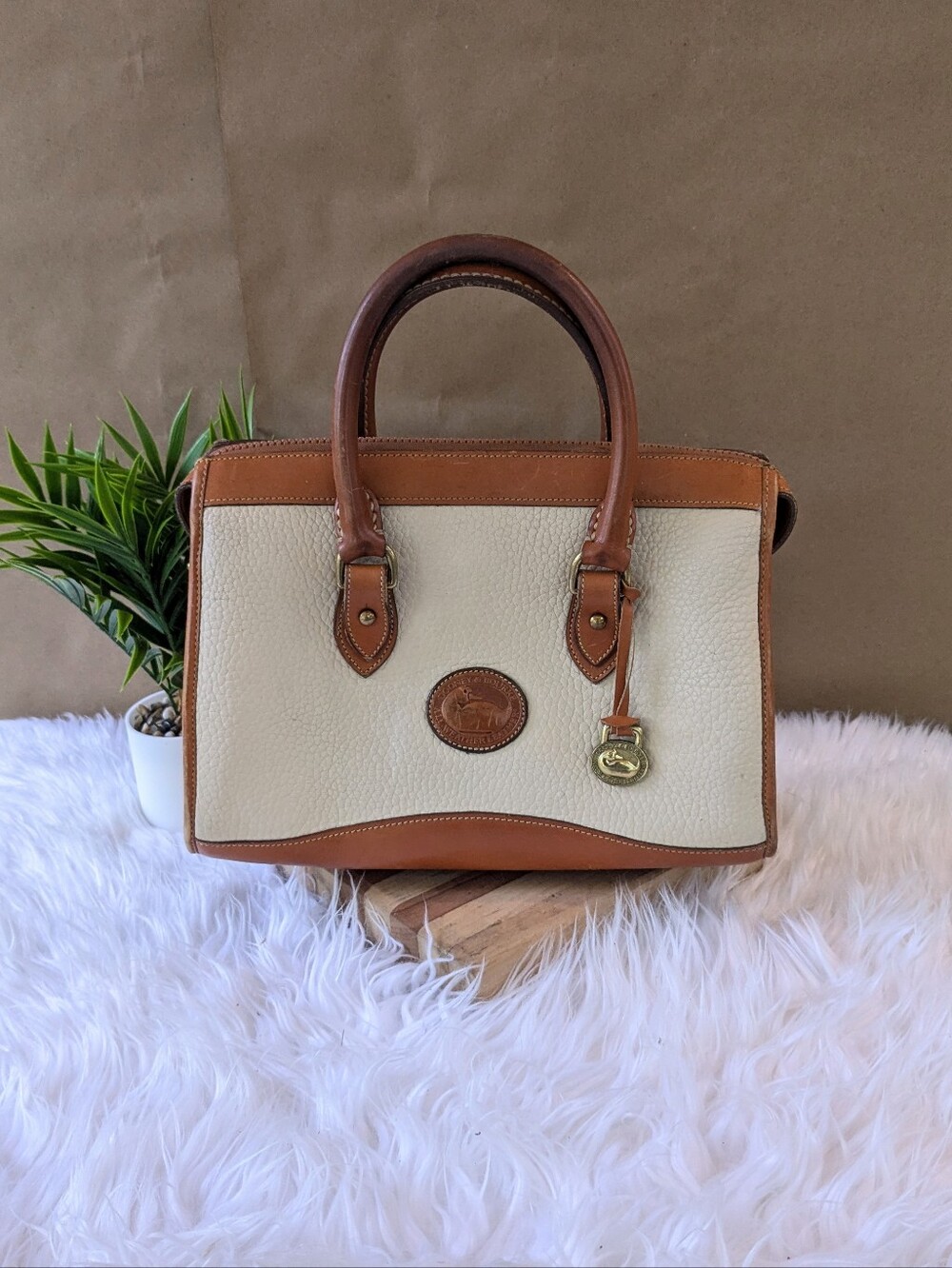 Dooney & Bourke AWL Cream Tote
